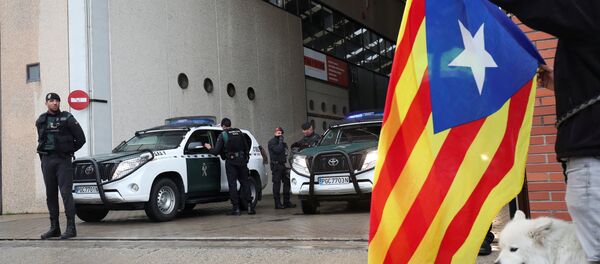 La Guardia Civil en Cataluña - Sputnik Mundo