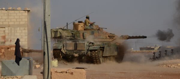 Un tanque turco en Siria - Sputnik Mundo
