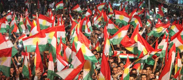 Partidarios del referéndum en el Kurdistán iraquí (archivo) - Sputnik Mundo