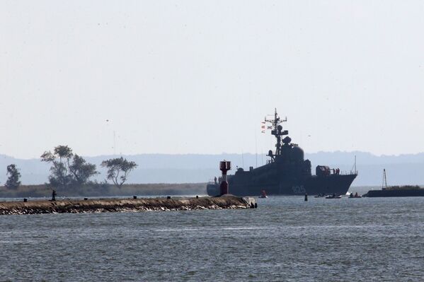 La gloria de la Flota del Báltico, plasmada en las maniobras Zapad 2017 - Sputnik Mundo