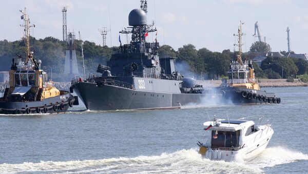 La gloria de la Flota del Báltico, plasmada en las maniobras Zapad 2017 - Sputnik Mundo