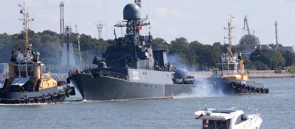 La gloria de la Flota del Báltico, plasmada en las maniobras Zapad 2017 - Sputnik Mundo