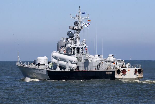 La gloria de la Flota del Báltico, plasmada en las maniobras Zapad 2017 - Sputnik Mundo