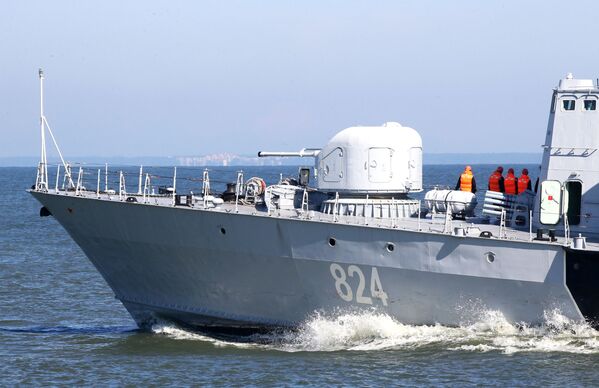 La gloria de la Flota del Báltico, plasmada en las maniobras Zapad 2017 - Sputnik Mundo