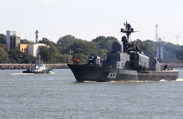 La gloria de la Flota del Báltico, plasmada en las maniobras Zapad 2017 - Sputnik Mundo