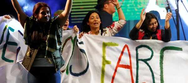 Partidarios de las FARC (archivo) - Sputnik Mundo