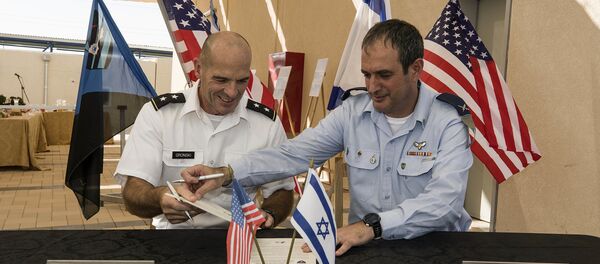 La inauguración de la base militar conjunta de Israel y EEUU La inauguración de la base militar conjunta de Israel y EEUU - Sputnik Mundo