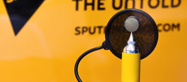 Un estudio de Radio Sputnik (archivo) - Sputnik Mundo