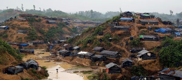 Campo de los refugiados rohinyás en Cox's Bazar, Bangladés - Sputnik Mundo