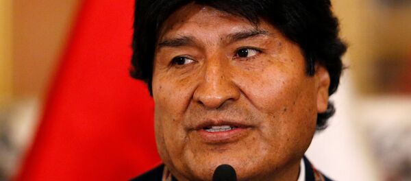 Evo Morales, presidente de Bolivia Evo Morales, presidente de Bolivia - Sputnik Mundo
