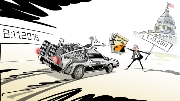 'Regreso al futuro': EEUU hace a Sputnik viajar en el tiempo - Sputnik Mundo