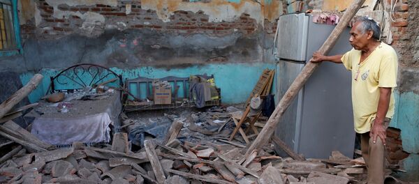 Las consecuencias del terremoto en Oaxaca, México (archivo) - Sputnik Mundo