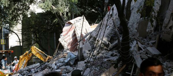 Las consecuencias del terremoto en México Las consecuencias del terremoto en México - Sputnik Mundo
