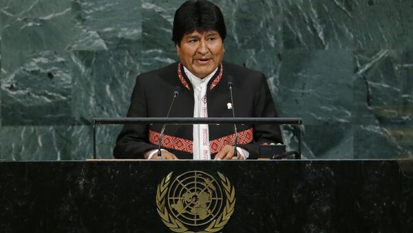 Evo Morales, presidente de Bolivia - Sputnik Mundo