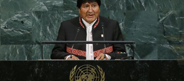 Evo Morales, presidente de Bolivia Evo Morales, presidente de Bolivia - Sputnik Mundo