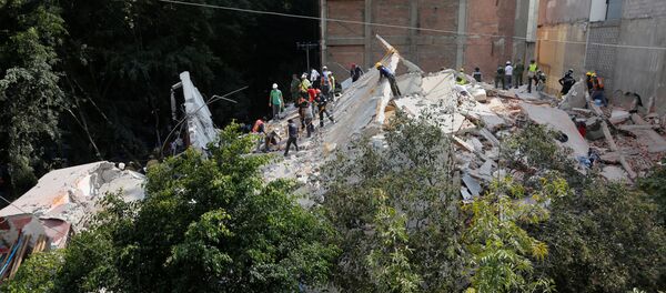Las consecuencias del terremoto en México Las consecuencias del terremoto en México - Sputnik Mundo