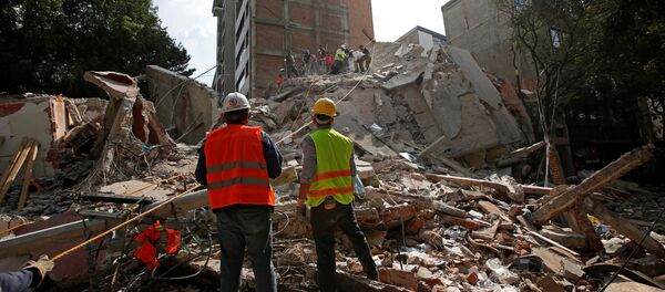 Consecuencias de un fuerte terremoto en la Ciudad de México - Sputnik Mundo