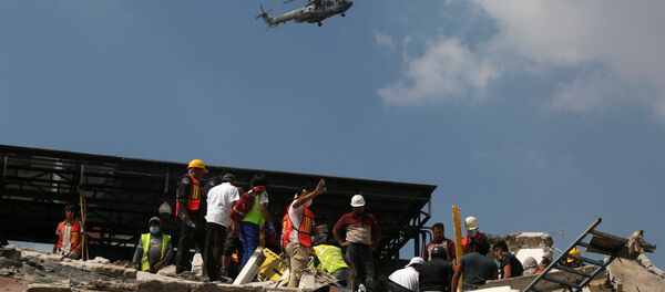 Consecuencias de un fuerte terremoto en México Consecuencias de un fuerte terremoto en México - Sputnik Mundo