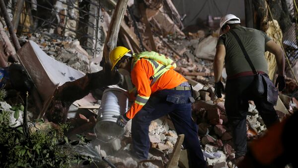 Consecuencias del terremoto en México - Sputnik Mundo