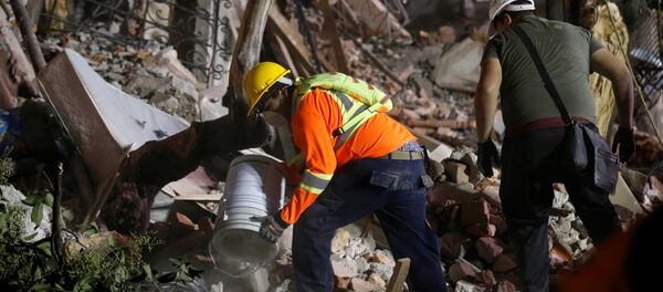 Consecuencias del terremoto en México Consecuencias del terremoto en México - Sputnik Mundo