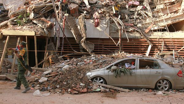 Consecuencias del terremoto en México - Sputnik Mundo