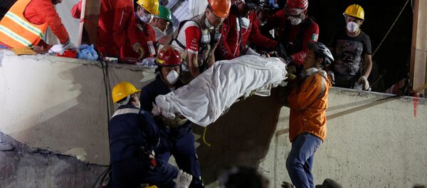 El terremoto en México - Sputnik Mundo