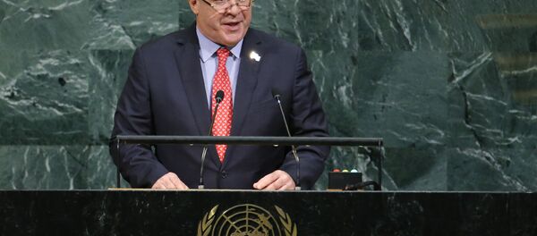 El presidente de Paraguay, Horacio Cartes, en la Asamblea General de la ONU - Sputnik Mundo