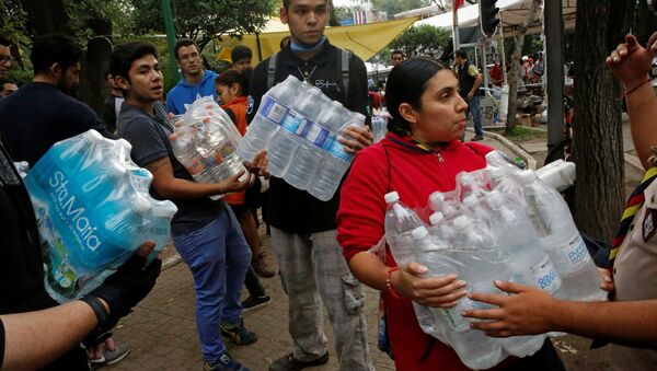 Afectados por el terremoto de México - Sputnik Mundo