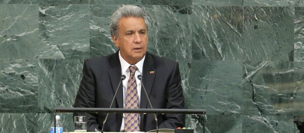 Lenín Moreno, presidente de Ecuador Lenín Moreno, presidente de Ecuador - Sputnik Mundo
