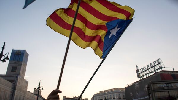 Bandera independentista de Cataluña - Sputnik Mundo