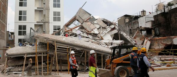 Las consecuencias del terremoto en México Las consecuencias del terremoto en México - Sputnik Mundo