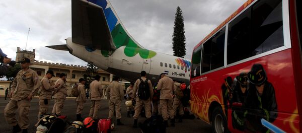 Miembros de Copeco de Honduras Miembros de Copeco de Honduras - Sputnik Mundo