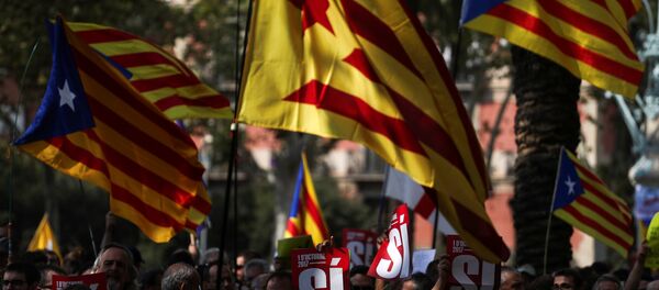 Protestas en Cataluña - Sputnik Mundo