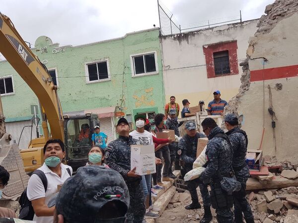 Ciudad de Atlixco tras el terremoto - Sputnik Mundo
