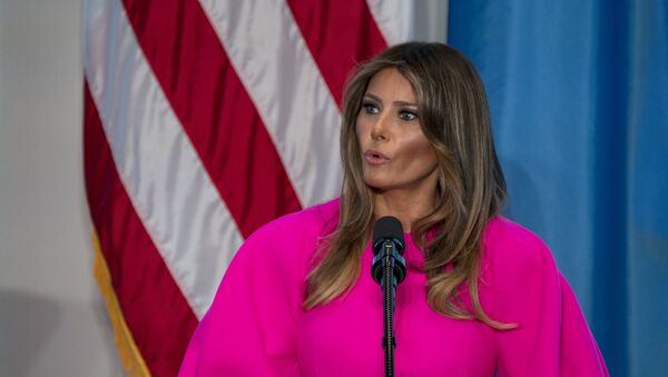 Melania Trump, primera dama de EEUU Melania Trump, primera dama de EEUU - Sputnik Mundo