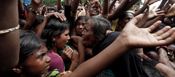 Los refugiados rohinyás en Bangladés Los refugiados rohinyás en Bangladés - Sputnik Mundo