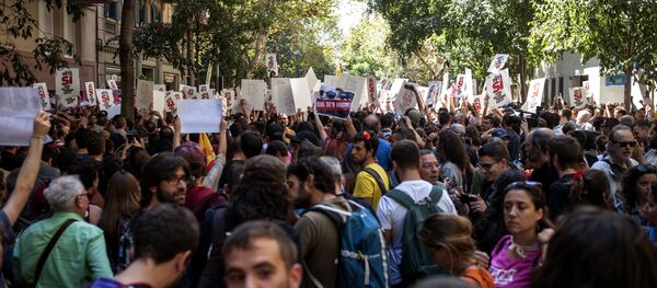 Protestas en Barcelona - Sputnik Mundo