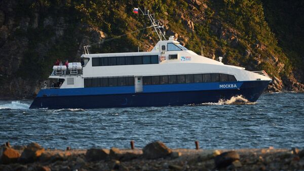 Un catamarán de pasajeros ruso Un catamarán de pasajeros ruso - Sputnik Mundo
