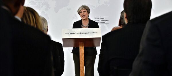 Theresa May, primera ministra del Reino Unido - Sputnik Mundo