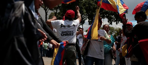 Partidarios del presidente de Venezuela, Nicolás Maduro - Sputnik Mundo