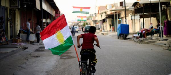 La bandera de Kurdistán - Sputnik Mundo
