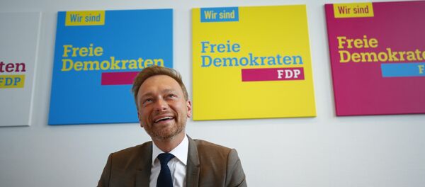 Christian Lindner, el líder del padrido Libre Demócrata (FDP) de Alemania - Sputnik Mundo