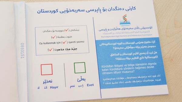 Referéndum en Kurdistán - Sputnik Mundo