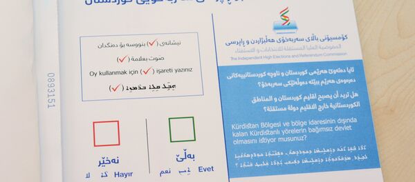 Referéndum en Kurdistán - Sputnik Mundo