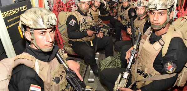 Militares iraquíes antes de las maniobras conjuntas con Turquía - Sputnik Mundo