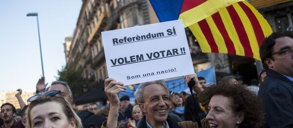 Partidarios de la independencia de Cataluña Partidarios de la independencia de Cataluña - Sputnik Mundo