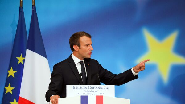Emmanuel Macron, presidente de Francia - Sputnik Mundo