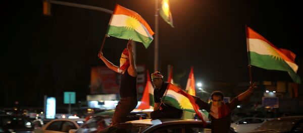 Partidarios del referéndum en el Kurdistán iraquí - Sputnik Mundo