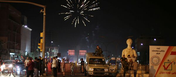 Partidarios del referéndum en el Kurdistán iraquí - Sputnik Mundo