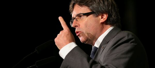 Carles Puigdemont, el presidente catalán - Sputnik Mundo